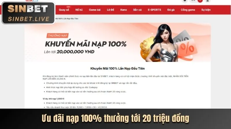 Tiền thưởng chào mừng thành viên mới 888bet